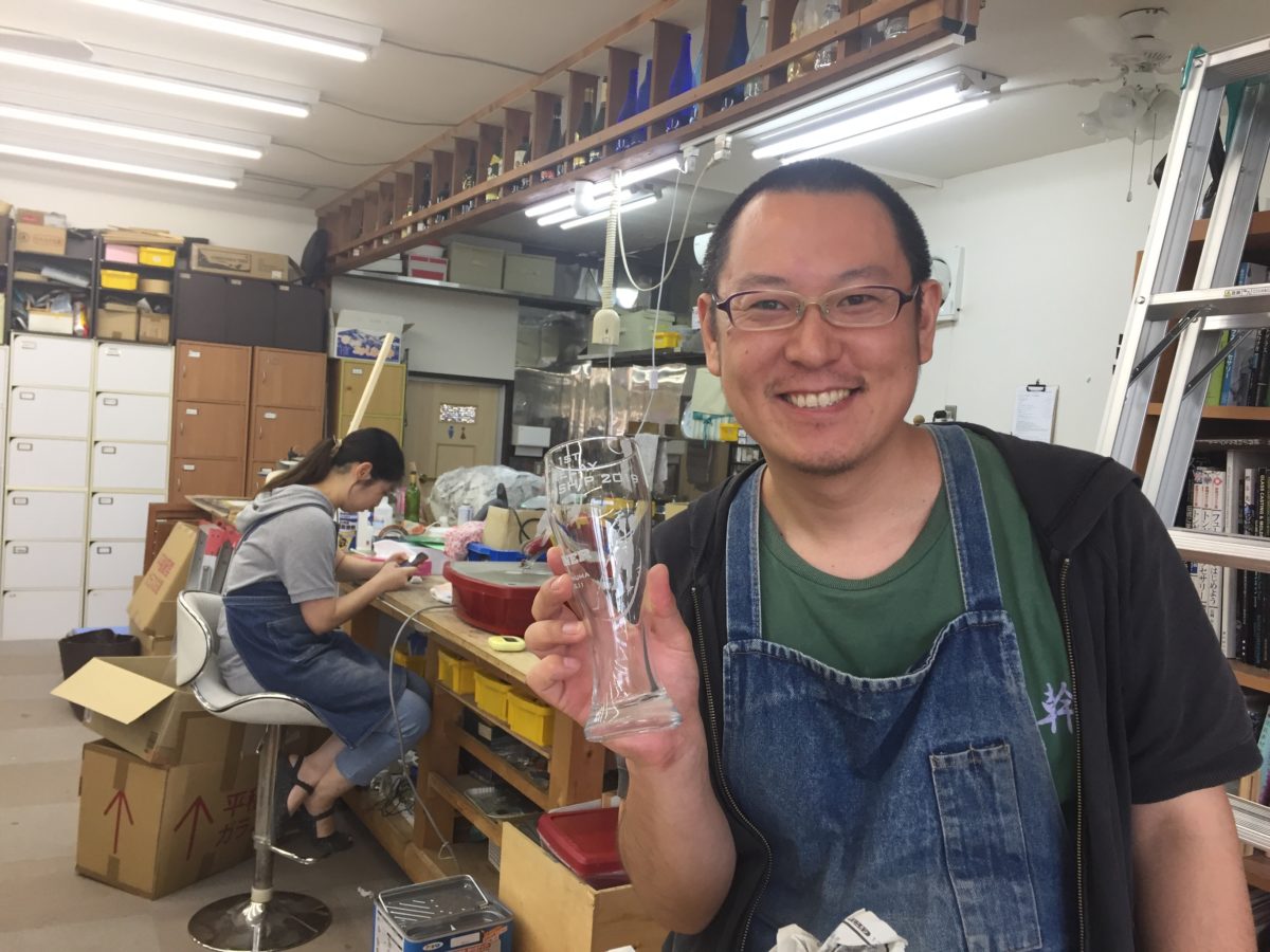 SUPリレー大会グラストロフィー完成!